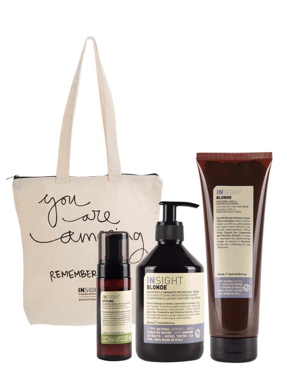 Organic Sourced Blonde Care and Styling Bundle – INSIGHT