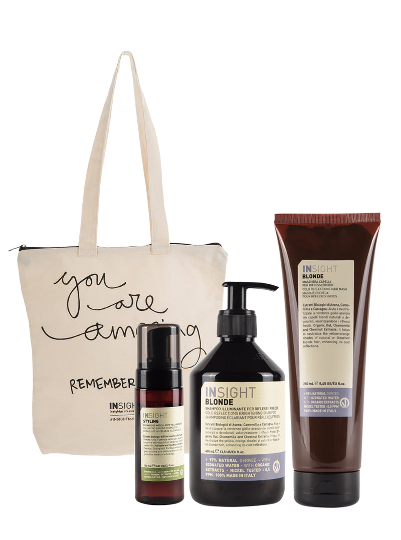 Organic Sourced Blonde Care and Styling Bundle