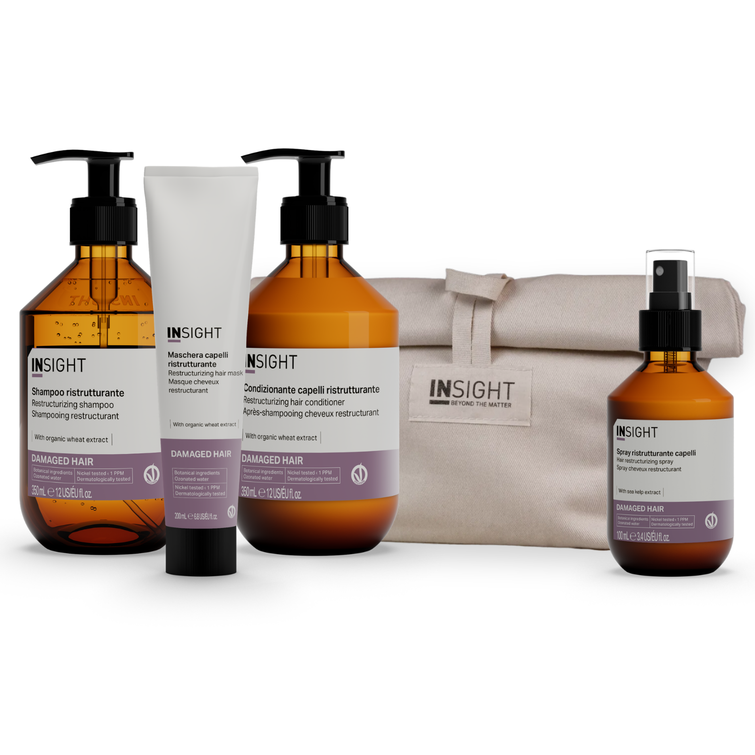 Organic Sourced Damaged Hair Restructurizing Bundle