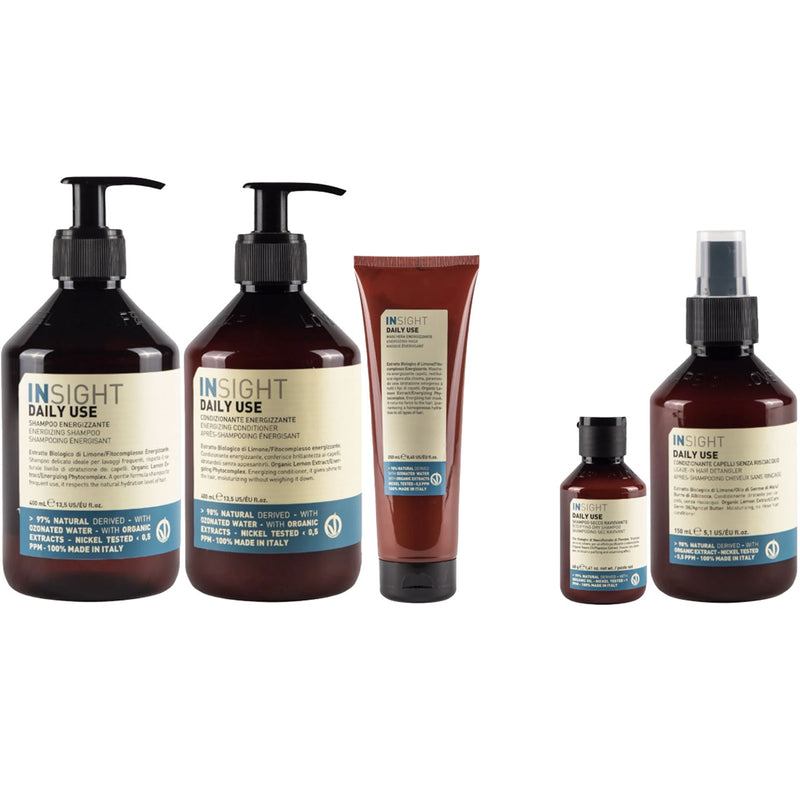 InSight Professional Organic Sourced Daily Use and Styling Bundle 5 pc.